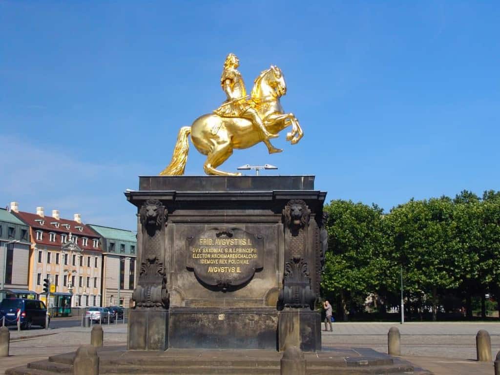 Der Goldene Reiter von Dresden