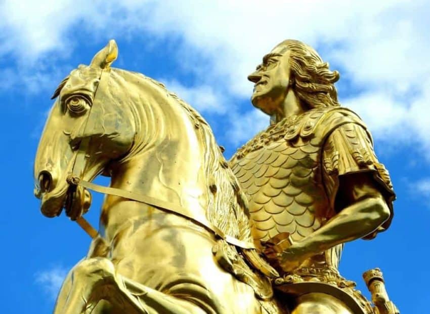 Der Goldene Reiter von Dresden