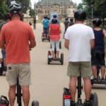 Segway Tour Gruppe durch Dresden zum Schloss